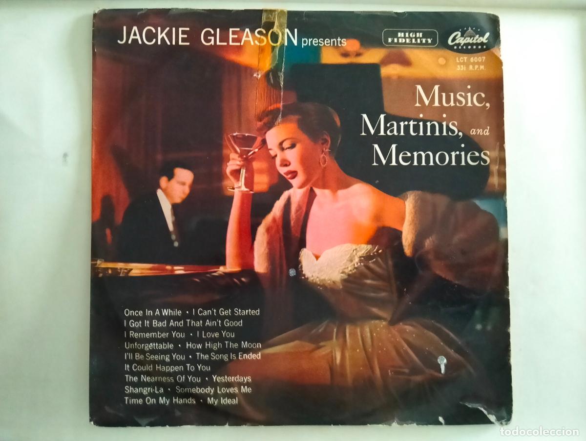 Discos de vinilo: JACKIE GLEASON, DISCO LP MUSIC, MARTINIS, AND MEMORIES, EDITADO CAPITOL, A&Ntilde;O 1954