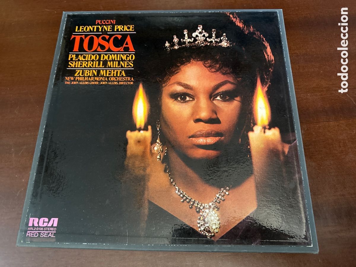Discos de vinilo: PUCCINI - TOSCA - BOX SET 2 LP'S - DIR. METHA PRICE, DOMINGO