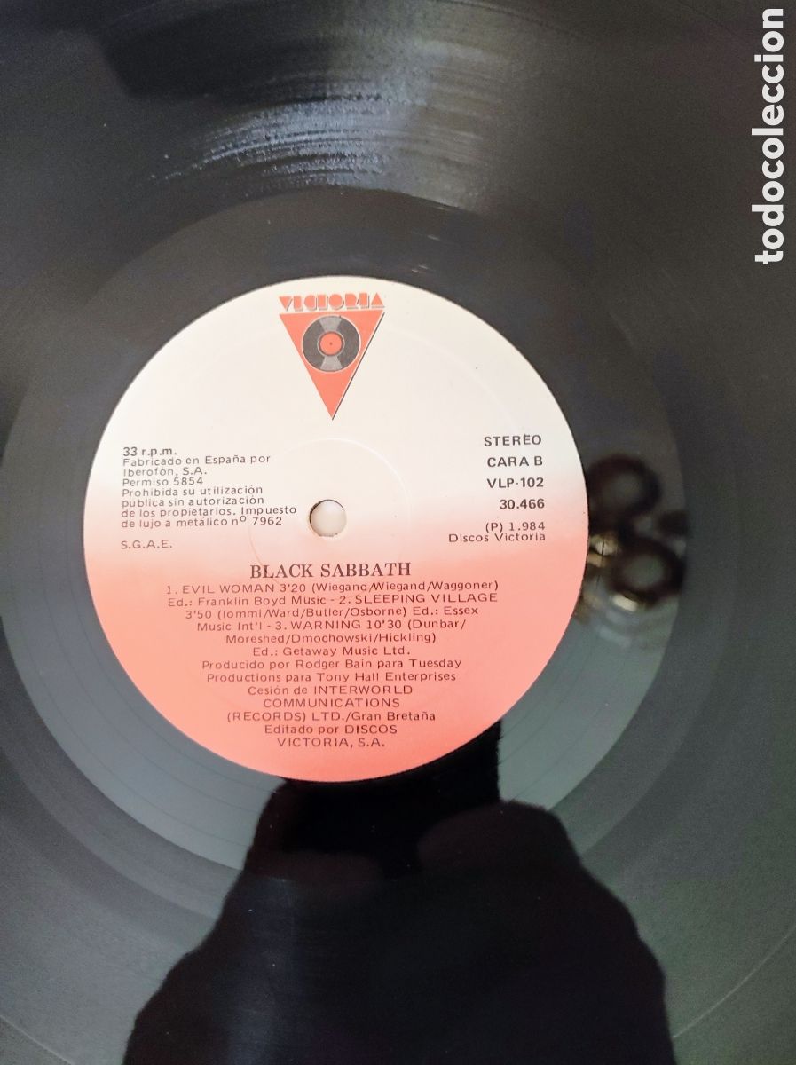 Discos de vinilo: BLACK SABBATH - BLACK SABBATH - Foto 4
