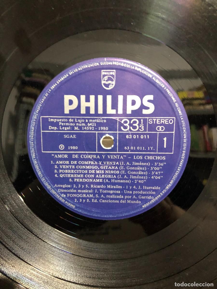 Discos de vinilo: Amor de compra y venta Los Chichos - Foto 2