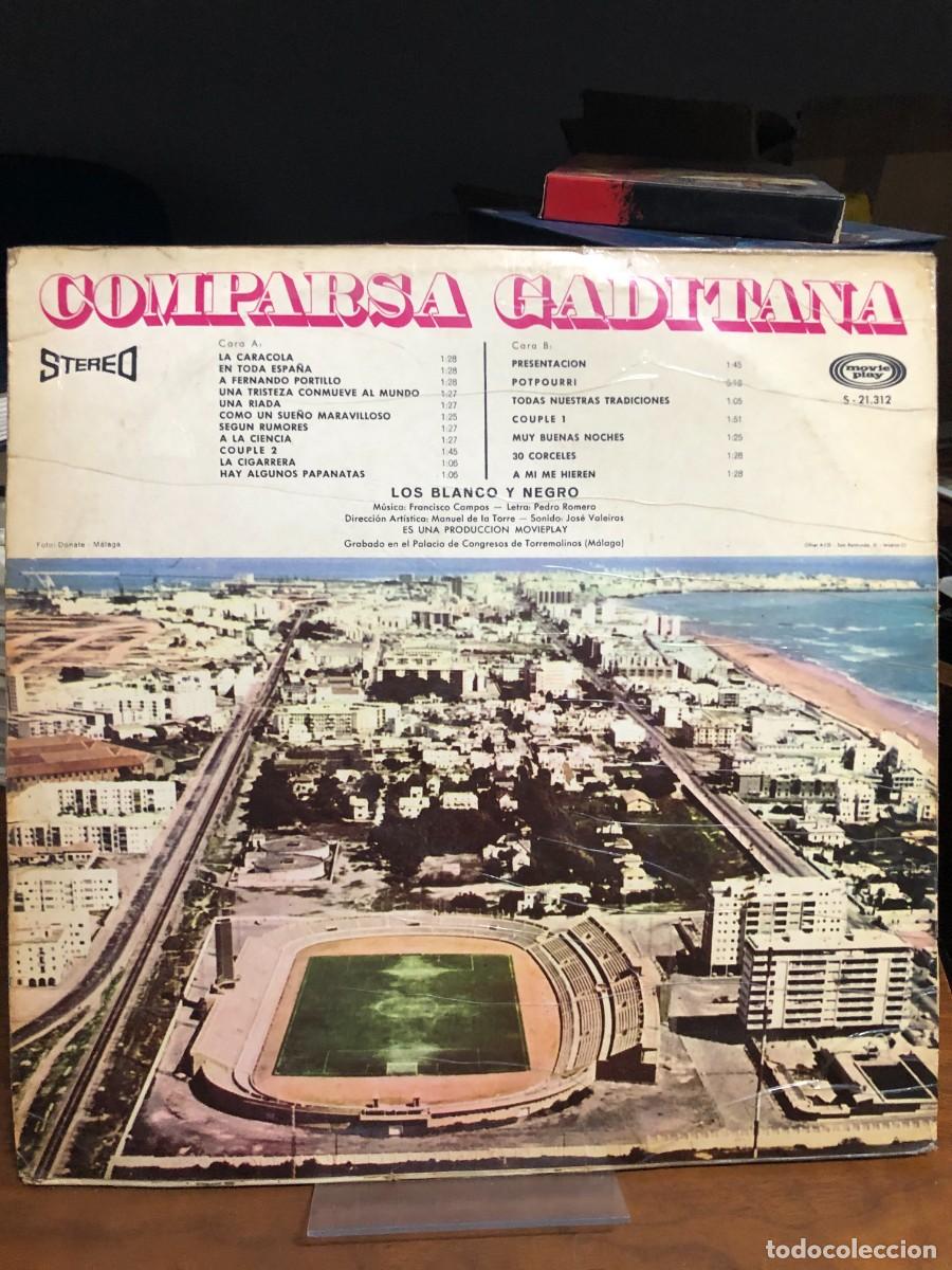 Discos de vinilo: Comparsa Gaditana Los Blanco y Negro - Foto 2