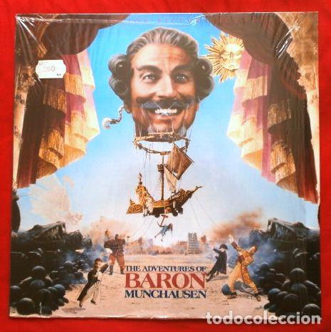 Discos de vinilo: Las Aventuras del BARON MUNCHAUSEN (LP. BSO 1988) Banda Sonora del Film - M&uacute;sica: Michael Kamen