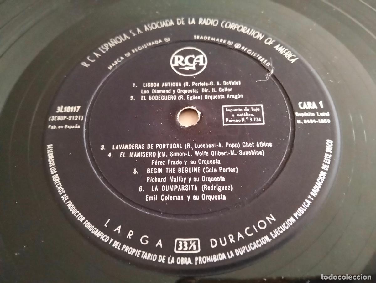 Discos de vinilo: COCKTAIL DE EXITOS, DISCO LP, EDITADO RCA, A&Ntilde;O 1959 - Foto 4