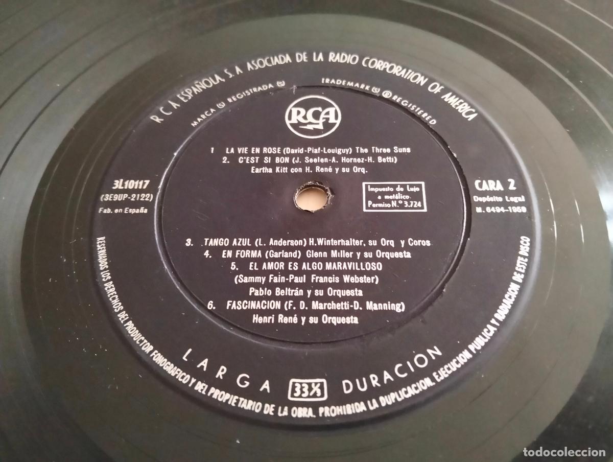 Discos de vinilo: COCKTAIL DE EXITOS, DISCO LP, EDITADO RCA, A&Ntilde;O 1959 - Foto 6