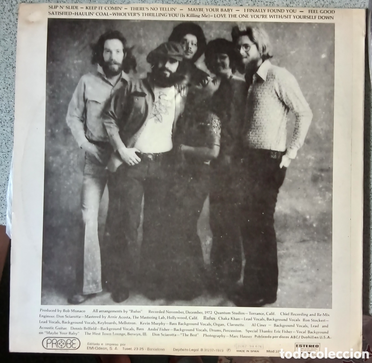 Discos de vinilo: Rufus ///Espa&ntilde;a 1973 vg++/ex - Foto 3