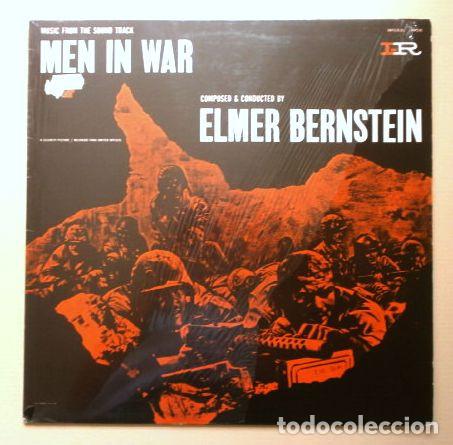 Discos de vinilo: MEN IN WAR (LP. BSO 1988) Banda Sonora del Film La colina de los diablos - M&uacute;sica: Elmer Bernstein