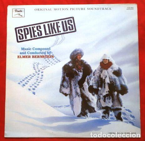 Discos de vinilo: ESPIAS COMO NOSOTROS (LP. BSO 1988) Banda Sonora del Film Spies Like Us - M&uacute;sica: Elmer Bernstein