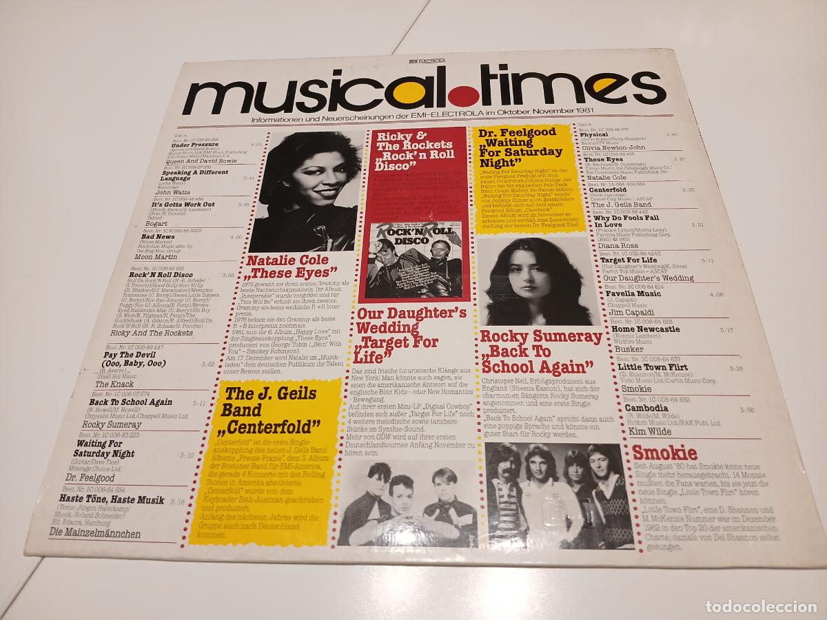 Discos de vinilo: Musical Times Ausgabe 10/11 '81 (1981) LP disco vinilo