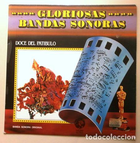 Discos de vinilo: DOCE DEL PATIBULO (LP. BSO 1967) Banda Sonora del Film The Dirty Dozen - M&uacute;sica: Frank De Vol