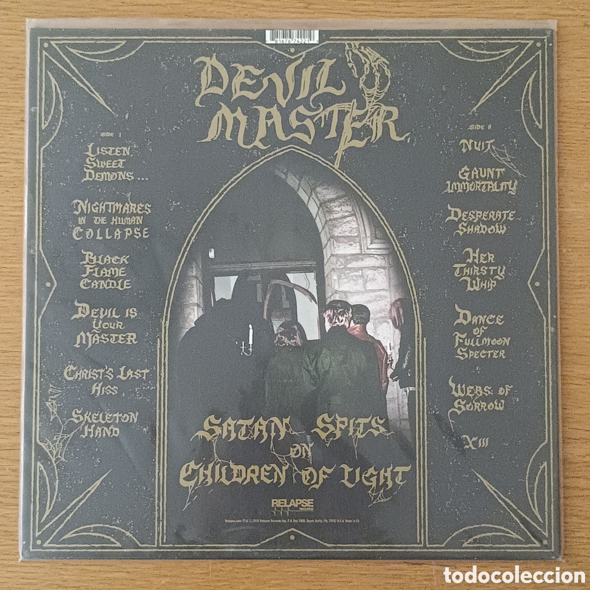 Discos de vinilo: Devil Master LP Satan Spits On Children Of Light - Foto 2