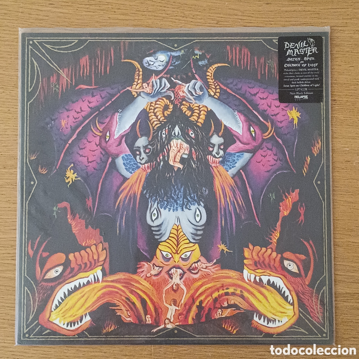 Discos de vinilo: Devil Master LP Satan Spits On Children Of Light