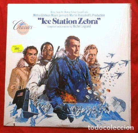 Discos de vinilo: ESTACION POLAR CEBRA (LP. BSO 1967) Banda Sonora del Film Ice Station Zebra - M&uacute;sica: Michel Legrand