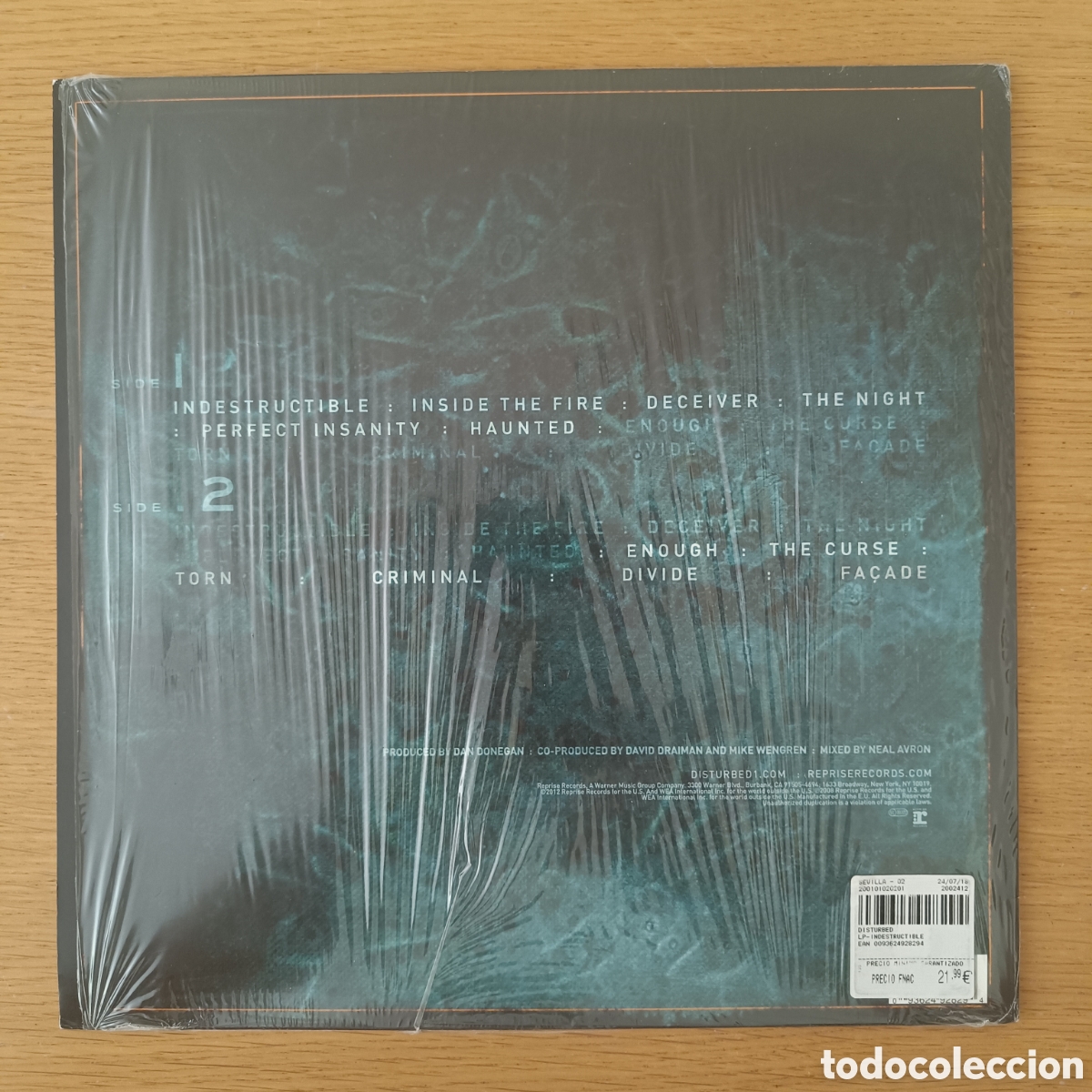 Discos de vinilo: Disturbed LP Indestructible - Foto 2