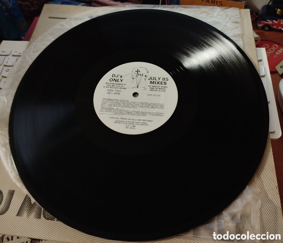 Discos de vinilo: July 85 - The Mixes. DJs only - Foto 3