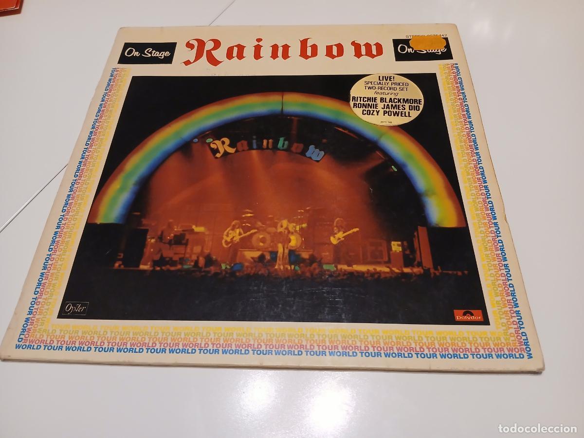 Discos de vinilo: Rainbow &lrm;&ndash; On Stage- (1977) 2 X LP disco vinilo