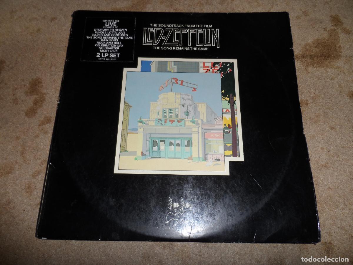 Discos de vinilo: LED ZEPPELIN - THE SONG REMAINS THE SAME (SPAIN 1976) (2 LPS)