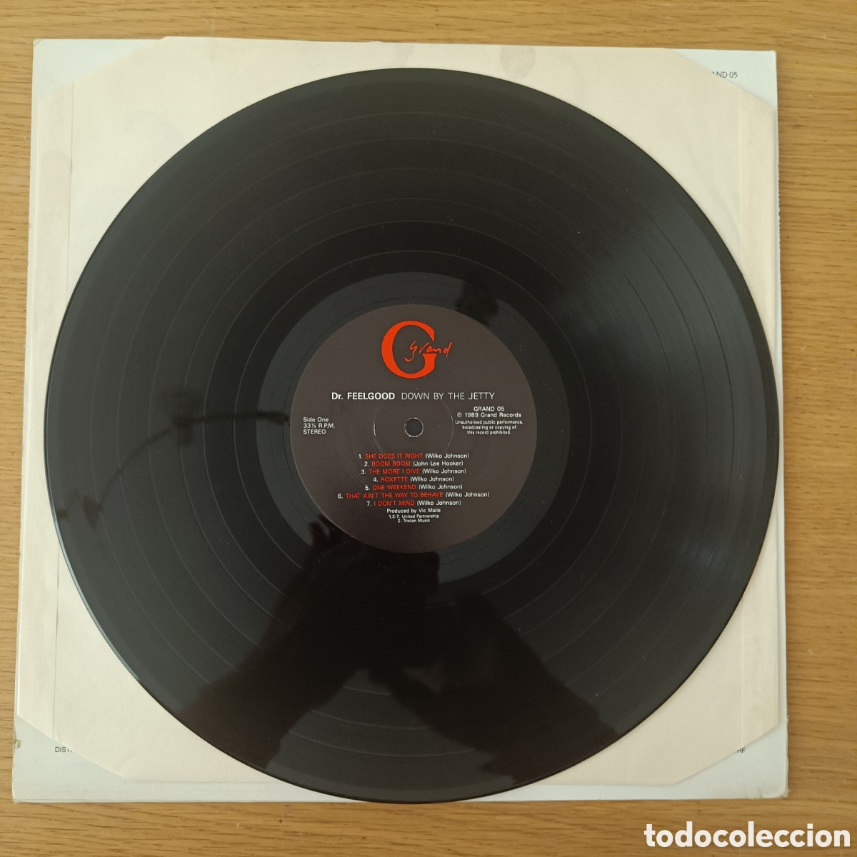 Discos de vinilo: Dr. Feelgood LP Down By The Jetty (UK) - Foto 3