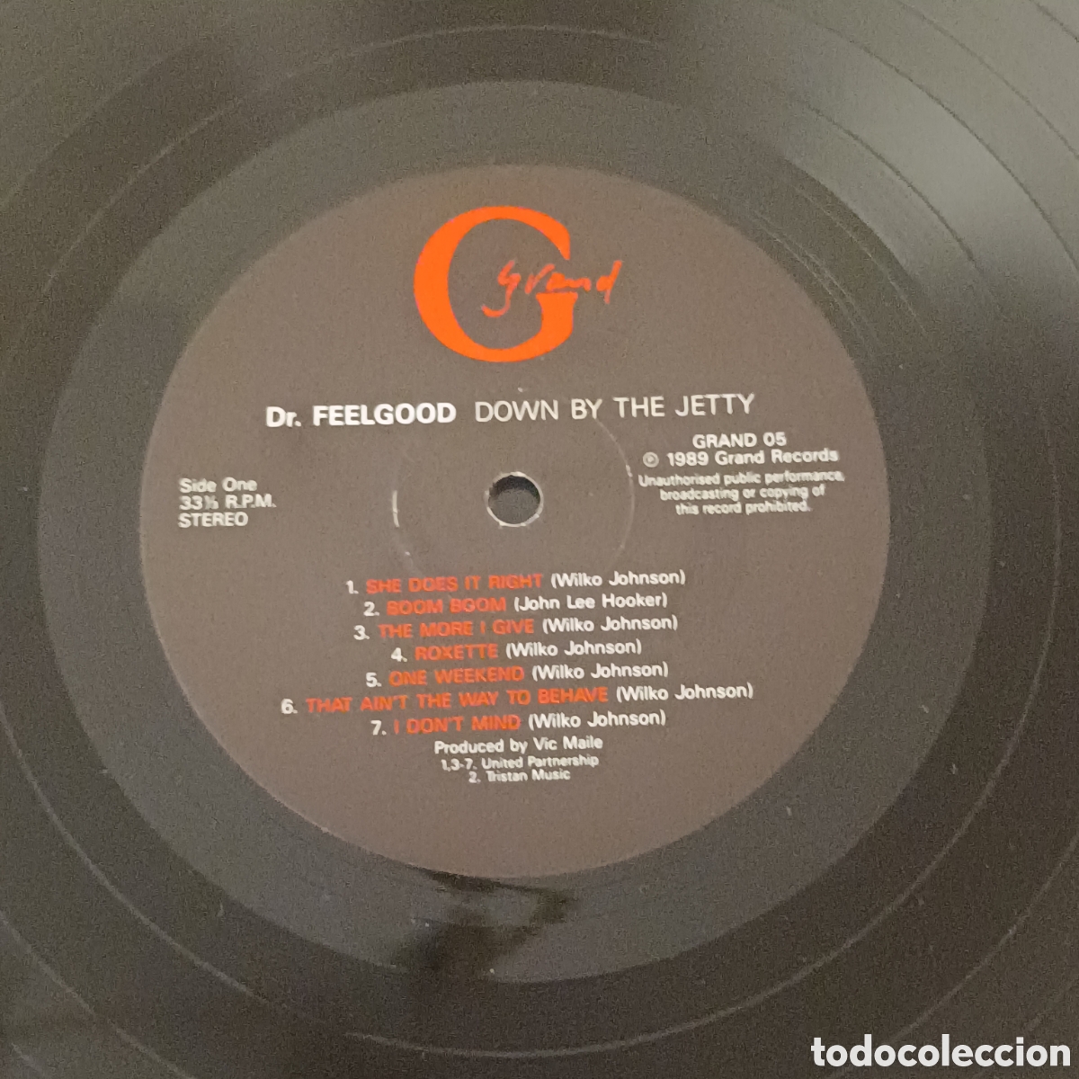 Discos de vinilo: Dr. Feelgood LP Down By The Jetty (UK) - Foto 4