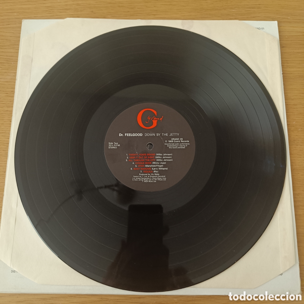 Discos de vinilo: Dr. Feelgood LP Down By The Jetty (UK) - Foto 5