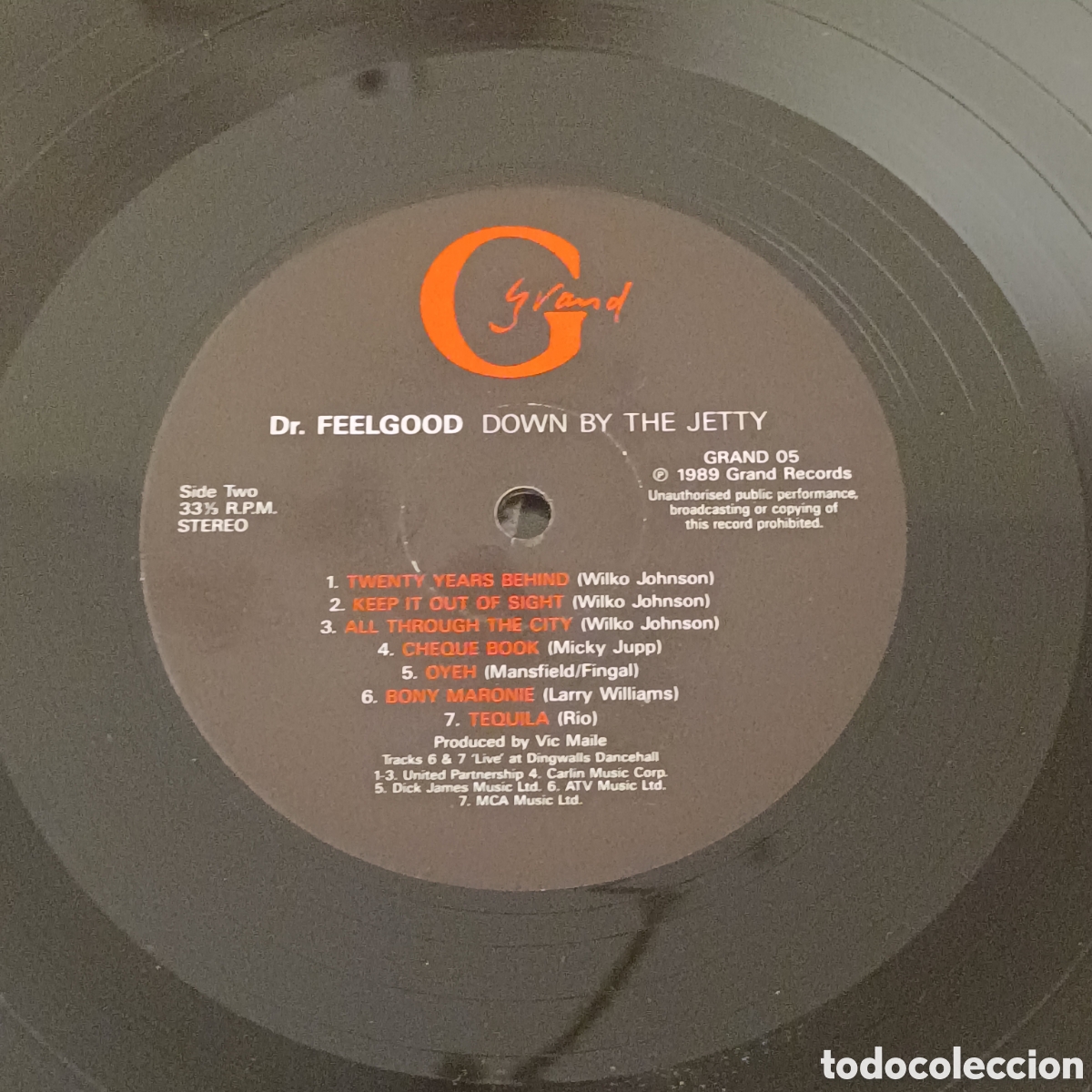 Discos de vinilo: Dr. Feelgood LP Down By The Jetty (UK) - Foto 6