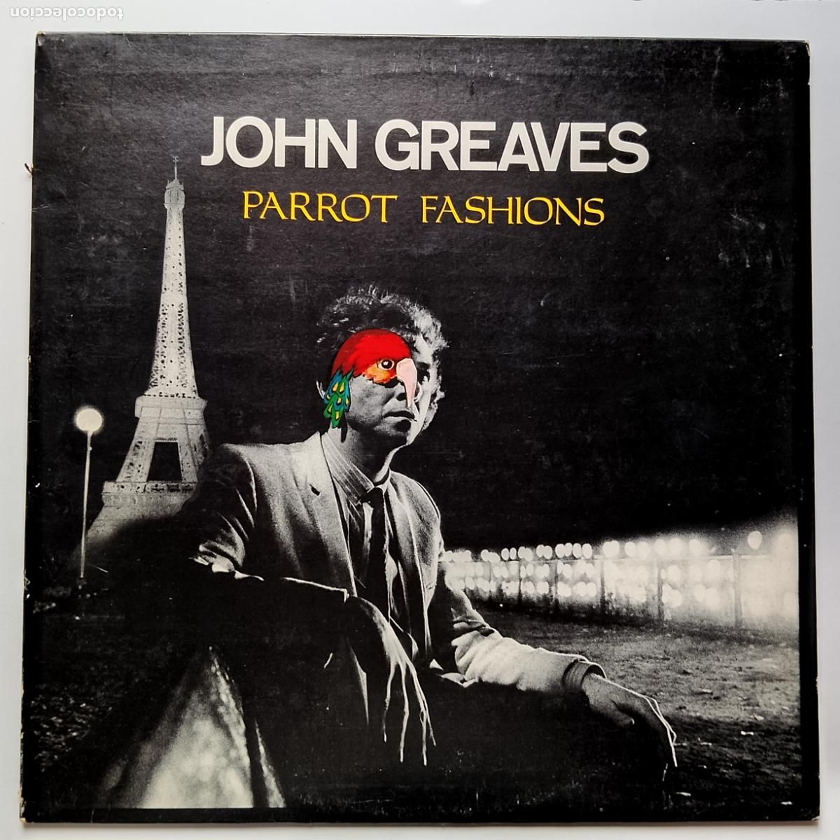 Discos de vinilo: John Greaves-Parrot Fashions (LP Europa 1984) Peter Blegvad, Henry Cow, King Crimson, Art Rock...