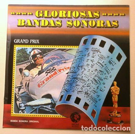 Discos de vinilo: GRAND PRIX (LP. BSO 1966) Banda Sonora del Film USA - M&uacute;sica: Maurice Jarre