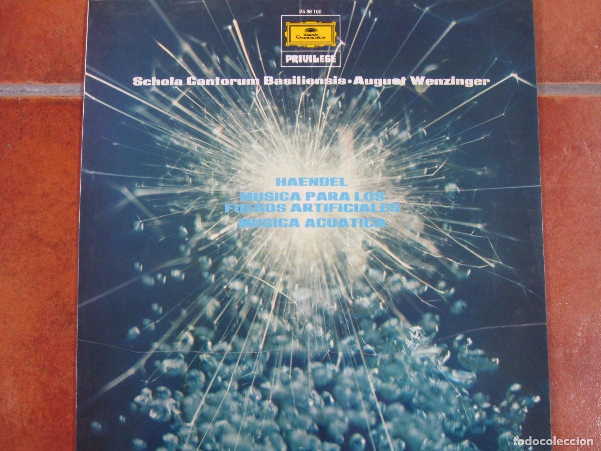 Discos de vinilo: HAENDEL - M&uacute;sica para fuegos Artificiales / M&uacute;sica Acu&aacute;tica. LP, ed espa&ntilde;ola 12&rdquo; 1976. Impecable NM
