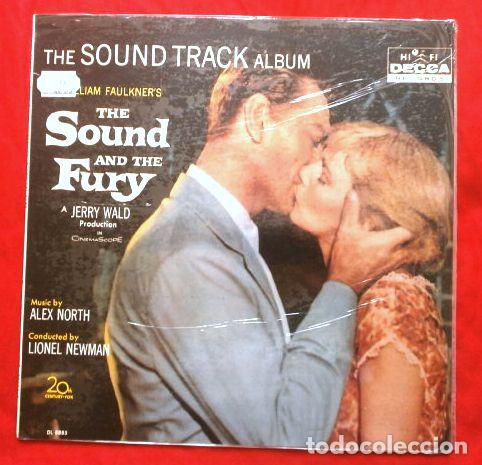 Discos de vinilo: EL RUIDO Y LA FURIA (LP. BSO 1959) The Sound and the Fury Banda Sonora del Film - M&uacute;sica: Alex Nort