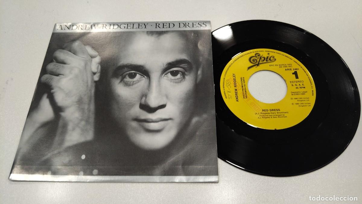Discos de vinilo: SCO110- ANDREW RIDGELEY RED DRESS- PROMO-7&rdquo;