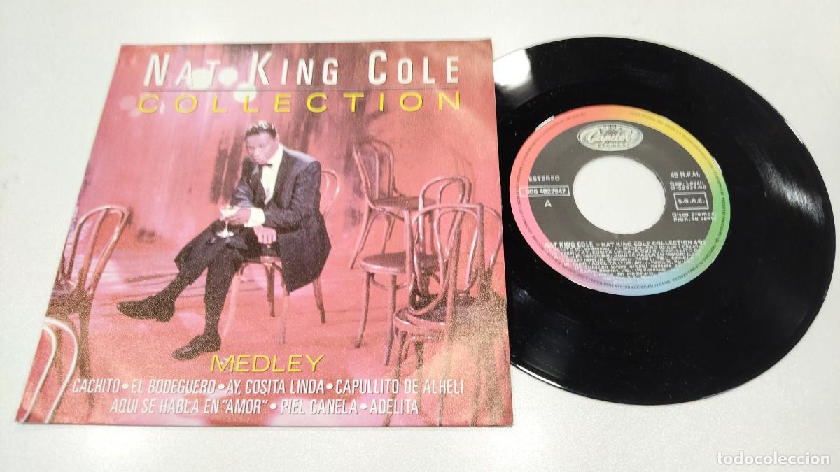 Discos de vinilo: SCO110-NAT KING COLE COLLECTION MEDLEY -7&rdquo; PROMO