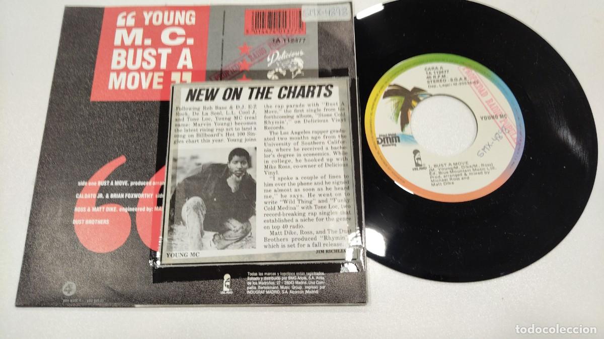 Discos de vinilo: SCO110-YOUNG M C BUST A MOVE-7&rdquo; - Foto 2