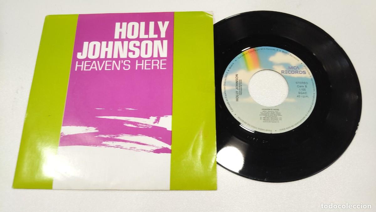 Discos de vinilo: SCO110-HOLLY JOHNSON HEAVEN&acute;S HERE -7&rdquo; PROMO