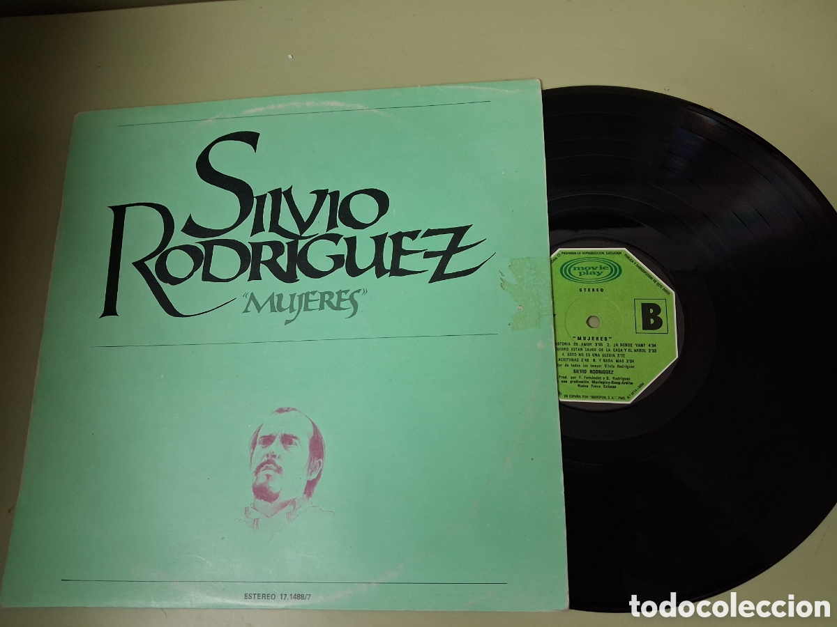 Discos de vinilo: LP DISCO VINILO SILVIO RODRIGUEZ MUJERES