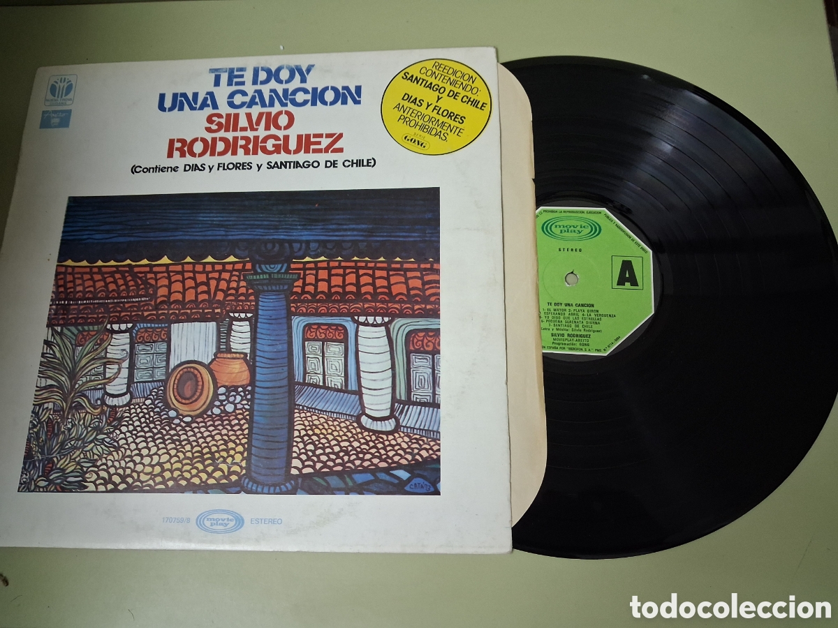 Discos de vinilo: LP DISCO VINILO SILVIO RODRIGUEZ TE DOY UNA CANCION