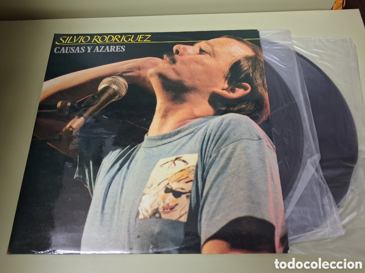 Discos de vinilo: DOBLE LP DISCO VINILO SILVIO RODRIGUEZ CAUSAS Y AZARES