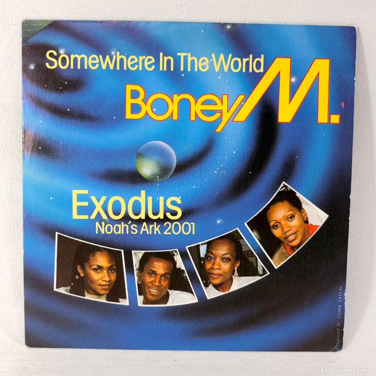 Discos de vinilo: SINGLE BONEY M. - SOMEWHERE IN THE WORLD - ESPA&Ntilde;A - A&Ntilde;O 1984