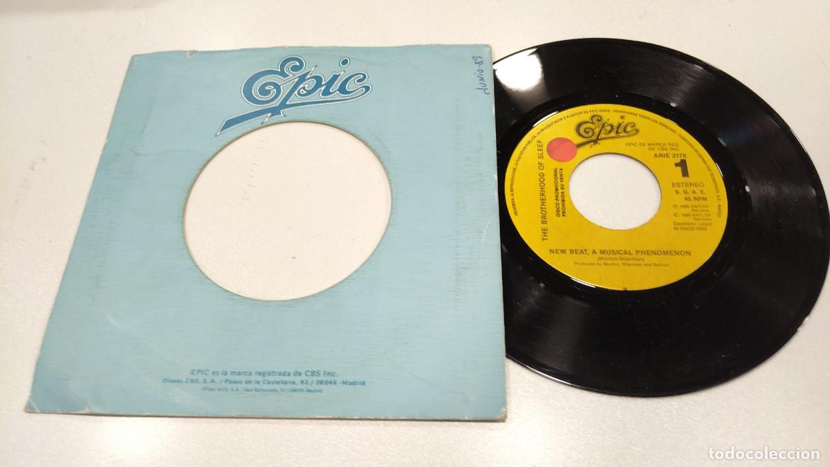 Discos de vinilo: SCO129-THE BROTHERHOOK OF SLEEP NEW BEAT A MUSICAL PHENOMENON-7&rdquo; PROMO