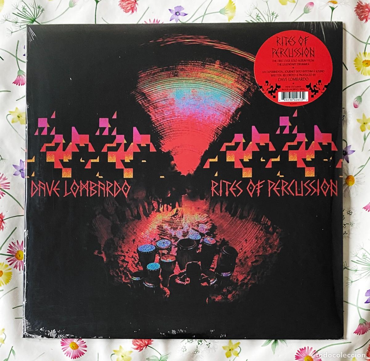 Discos de vinilo: DAVE LOMBARDO - RITES OF PERCUSSION LP PRECINTADO VINILO ROJO - ROCK EXPERIMENTAL AMBIENT TRIBAL