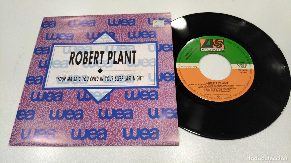 Discos de vinilo: SCO129-ROBERT PLANT YOUR MA SAID YOU CRIED IN YOUR SLEEP LAS NIGHT-7&rdquo; PROMO