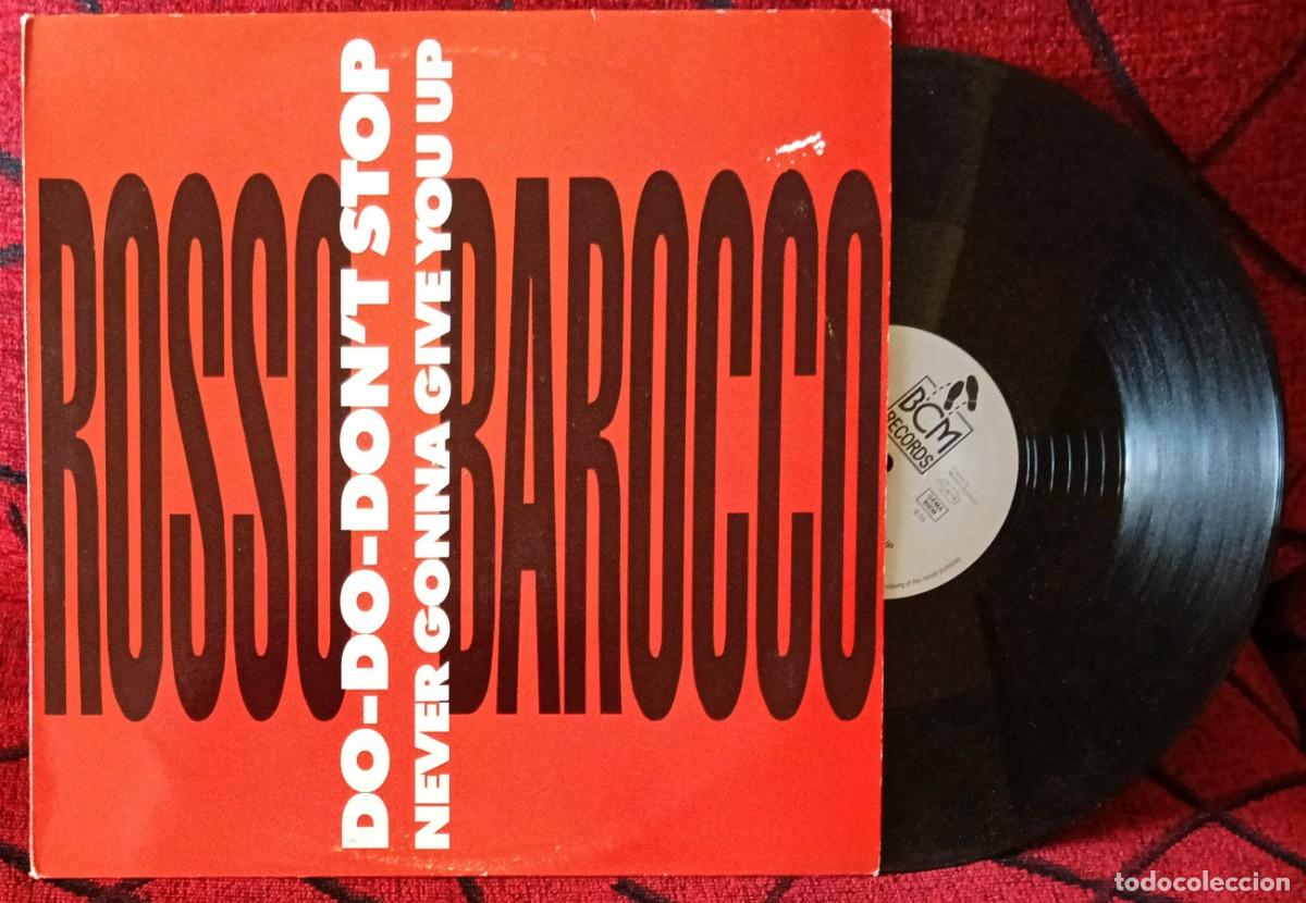 Discos de vinilo: ROSSO BAROCCO Do-Do-Don't Stop / Never Gonna Give You Up MAXI SINGLE VINILO ALEMANIA 1990
