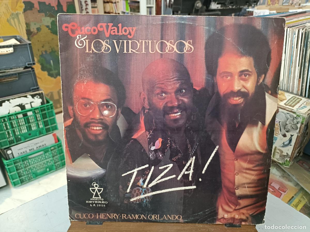 Discos de vinilo: Cuco Valoy & Los Virtuosos - Tiza! - LP. sello Angelito 1980