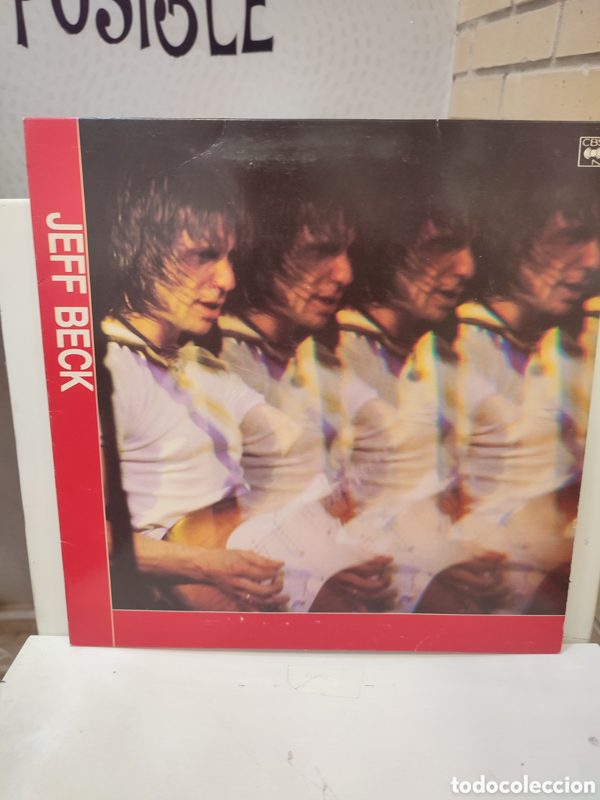 Discos de vinilo: Jeff Beck. &rdquo; Blue Wind &rdquo;. Edici&oacute;n Espa&ntilde;ola. 1989. Epic R&eacute;cords
