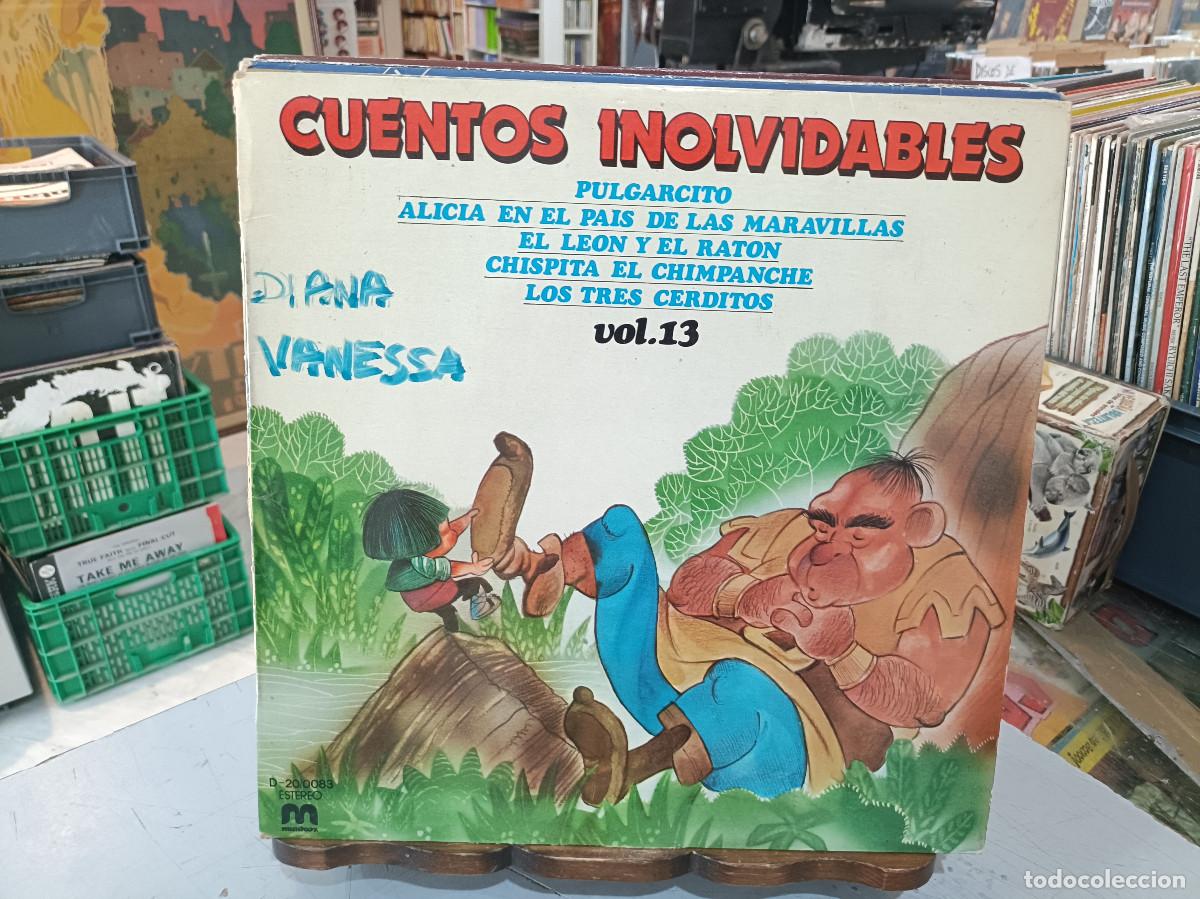 Discos de vinilo: Cuentos Inolvidables, vol. 13 - Pulgarcito, Tres Cerditos, El Le&oacute;n y el Rat&oacute;n, .. - LP. Musivox 1981