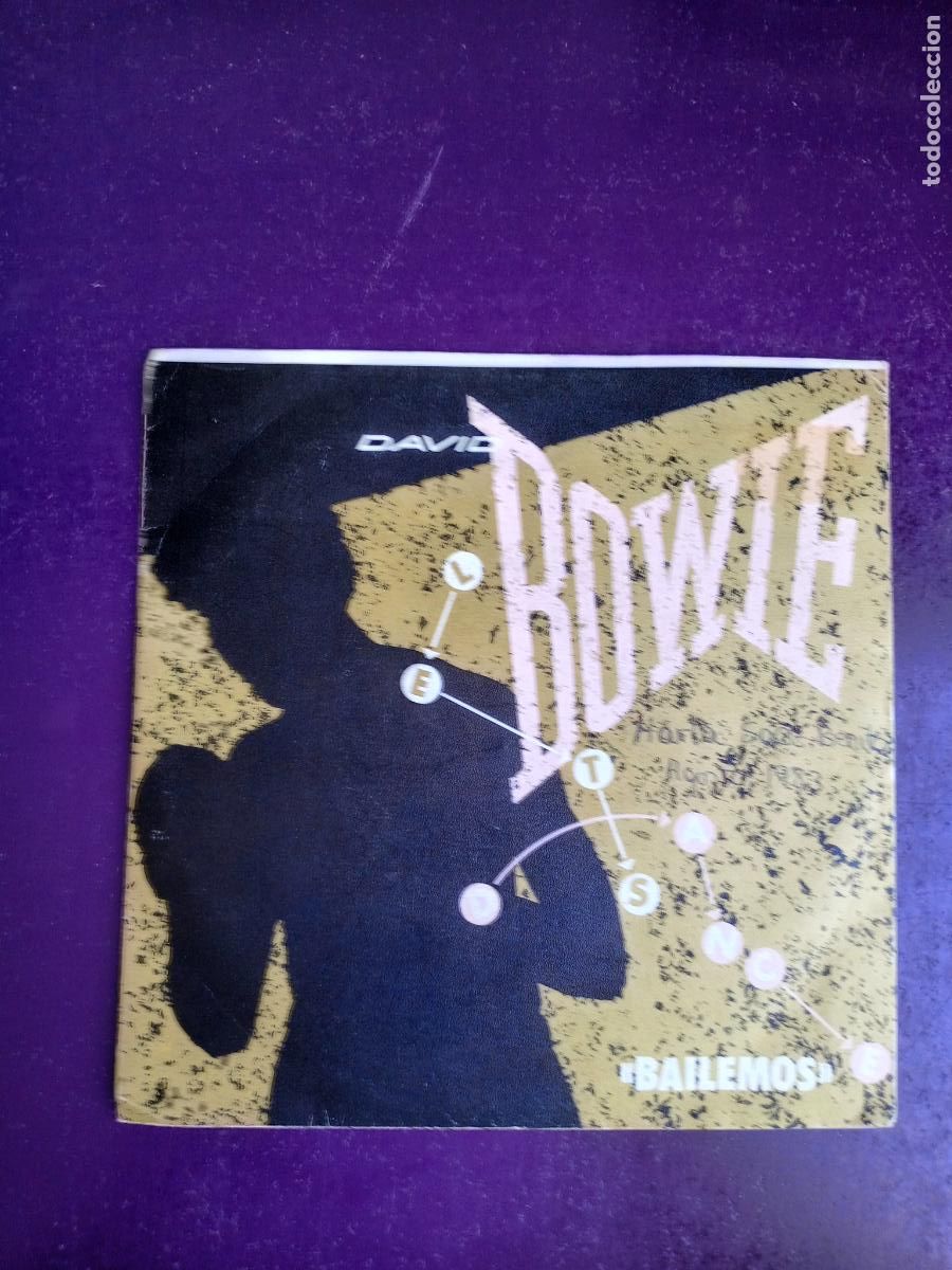 Discos de vinilo: David Bowie &ndash; Bailemos - LET'S DANCE - Sg EMI 1983 - POP 80'S - POCO USO