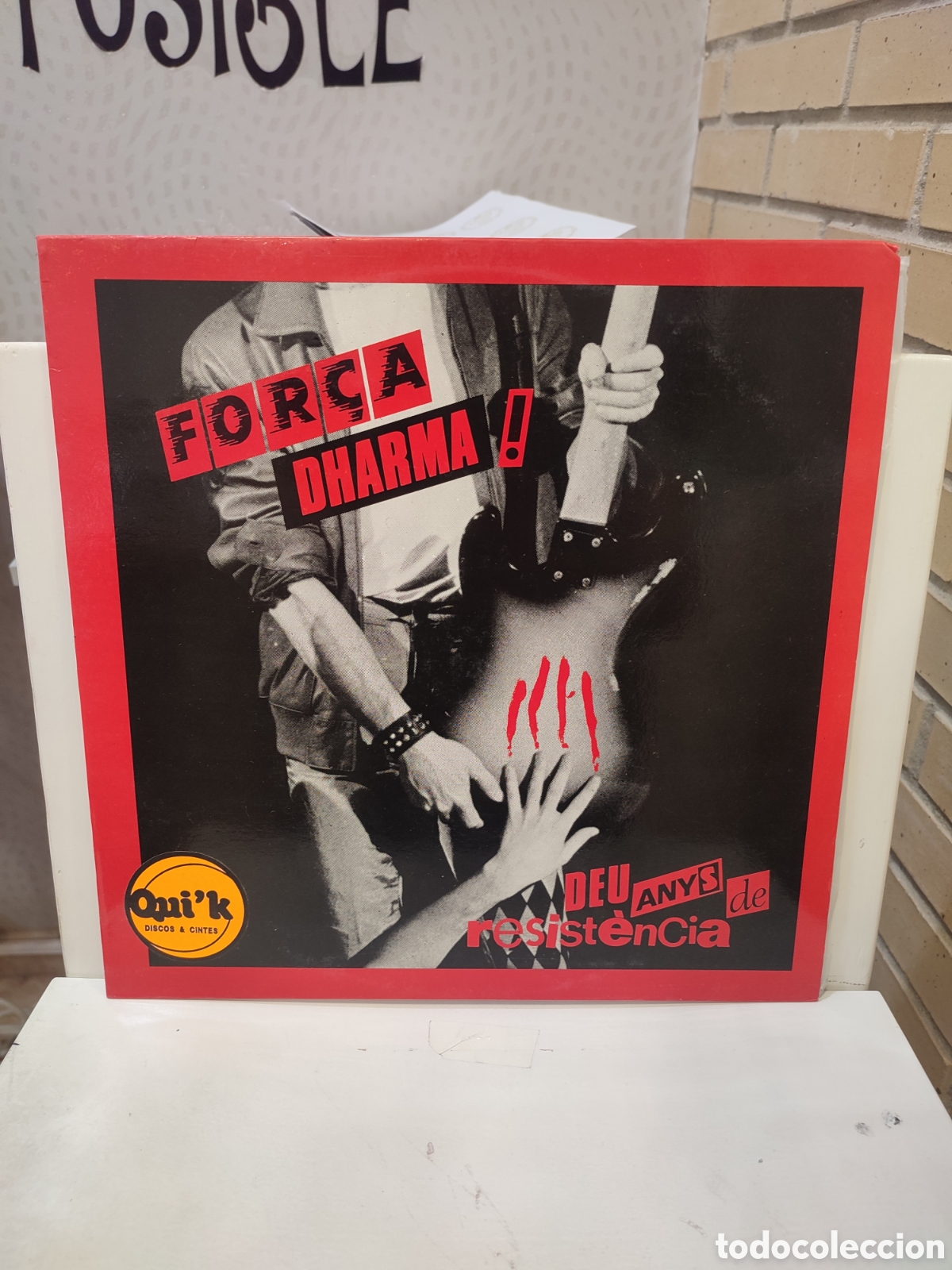 Discos de vinilo: El&eacute;ctrica Dharma. &rdquo; For&ccedil;a Dharma &rdquo;. Primera Edici&oacute;n Espa&ntilde;ola. 1985. PDI