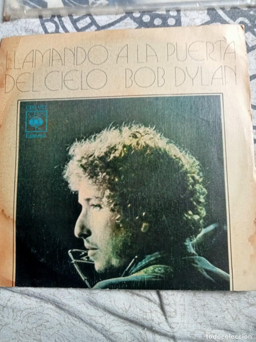 Discos de vinilo: SINGLE BOB DYLAN: LLAMANDO A LA PUERTA DEL CIELO ( KNOCKIN&acute;ON HEAVEN&acute;S DOOR)