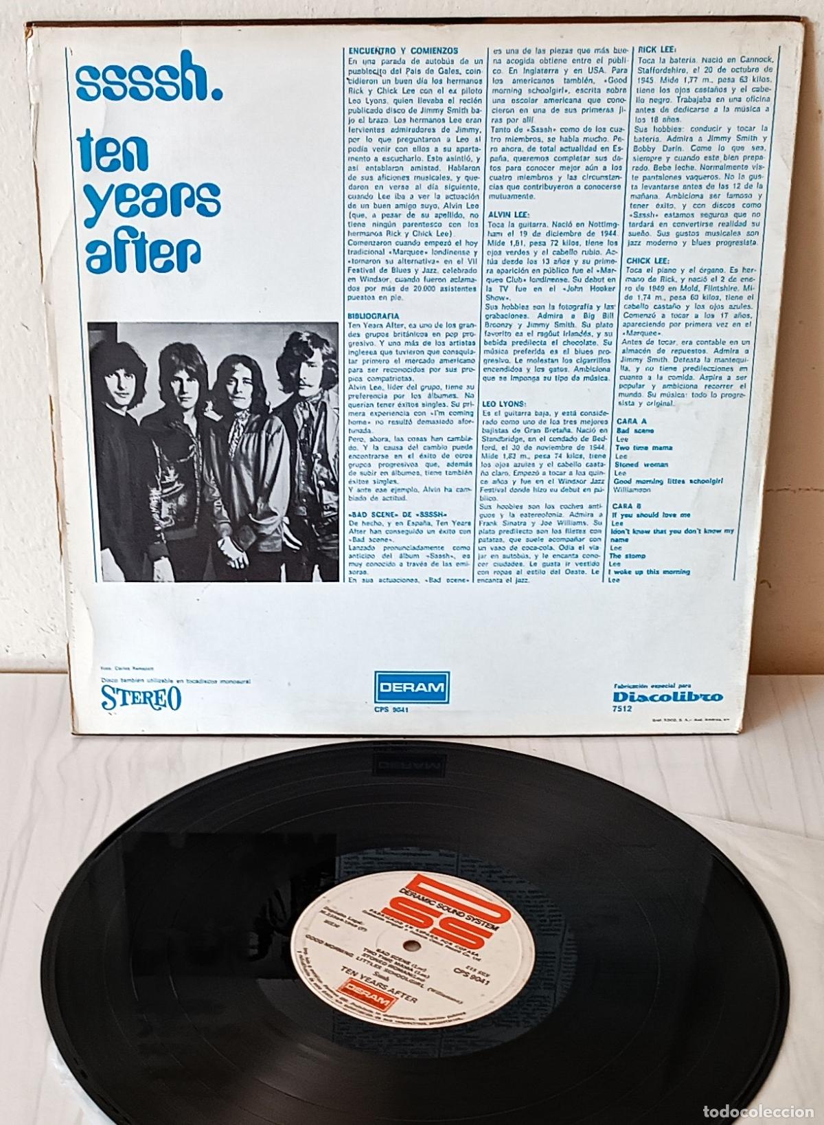 Discos de vinilo: TEN YEARS AFTER - SSSSH DERAM - 1969 DISCOLIBRO - Foto 2