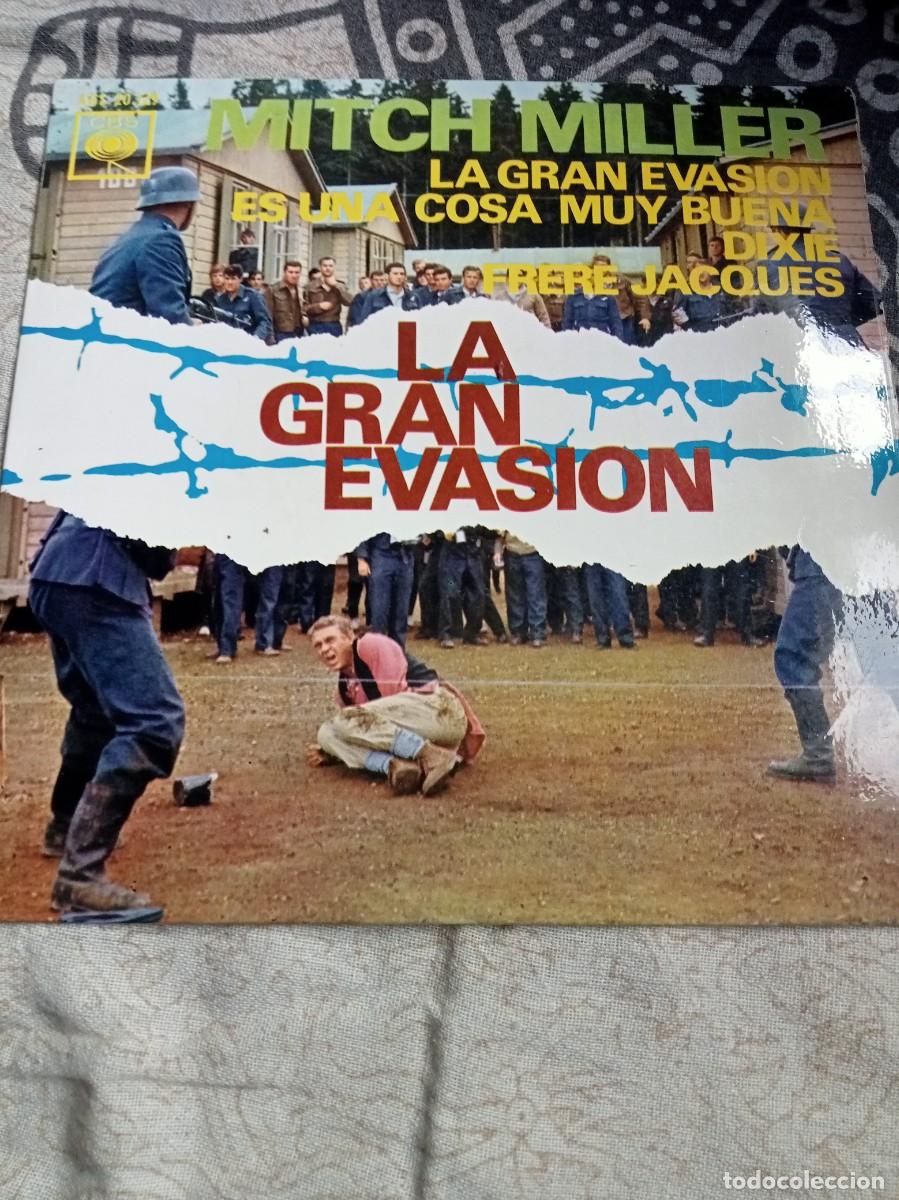Discos de vinilo: disco vinilo mitch miller la gran evasion