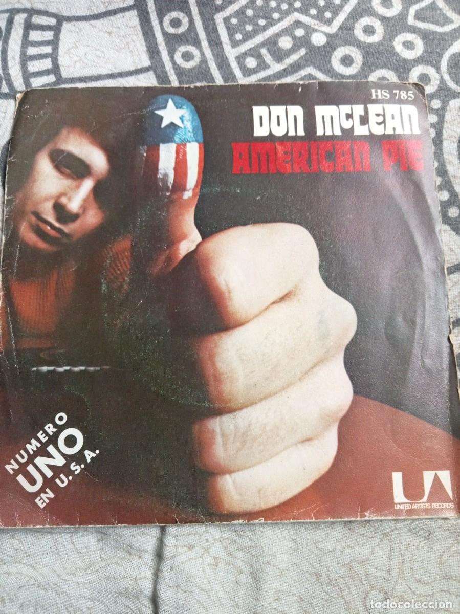 Discos de vinilo: DON McLEAN - AMERICAN PIE - SINGLE
