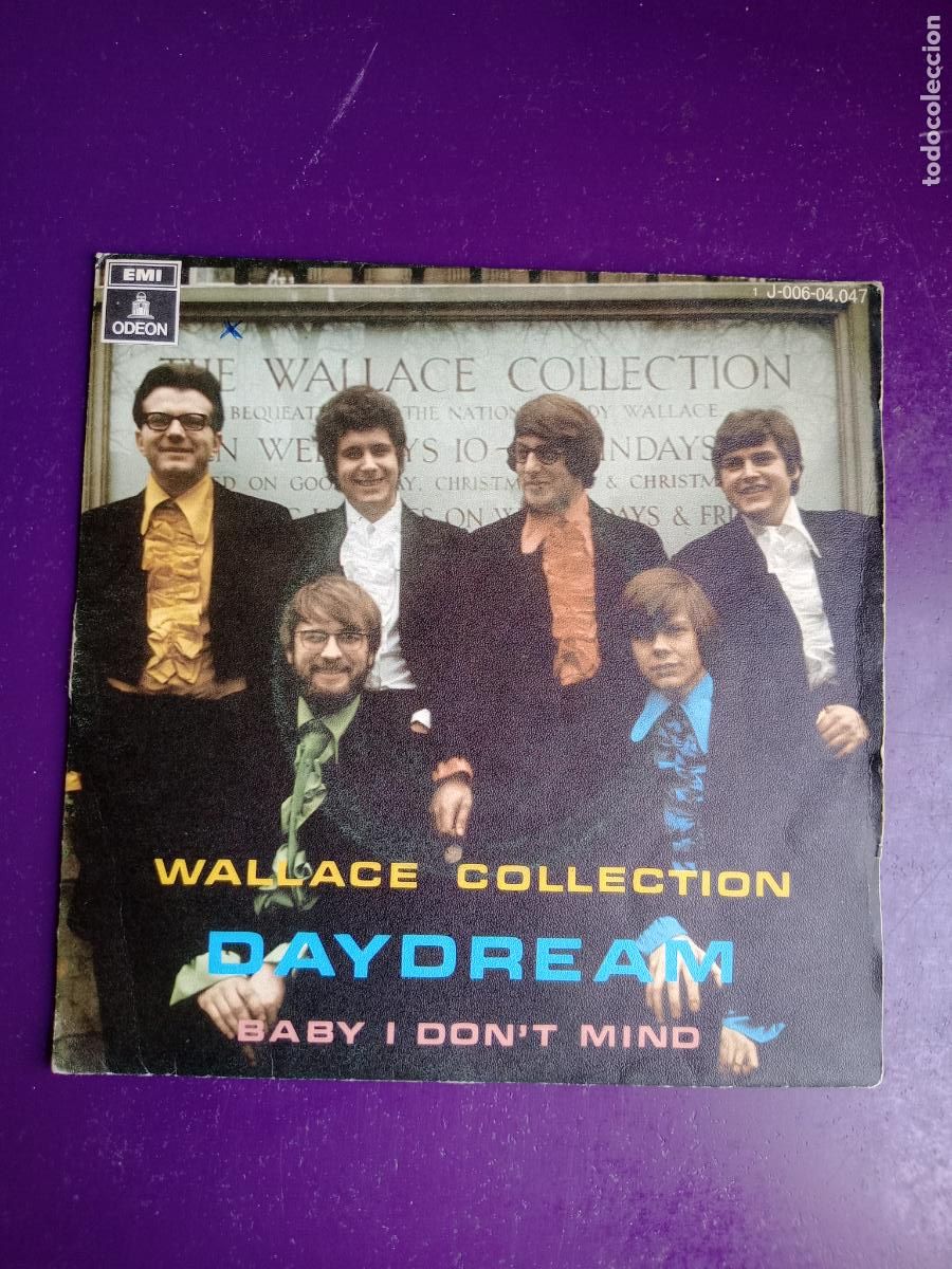 Discos de vinilo: Wallace Collection &ndash; Daydream / Baby I Don't Mind - Sg EMI 1969 - ROCK SINFONICO